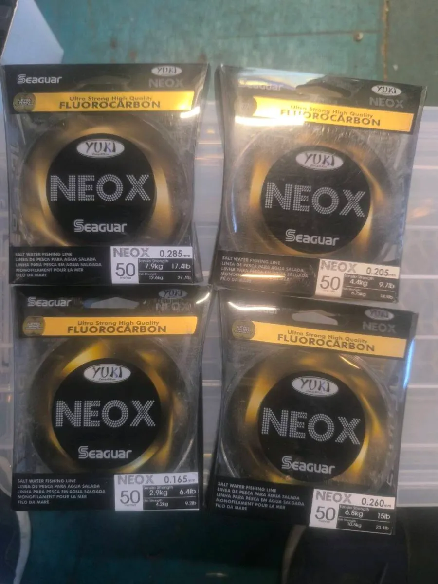 Yuki Neox seaguar 50mt spools 6.4,9.7,15lb & 17.4 - Image 1