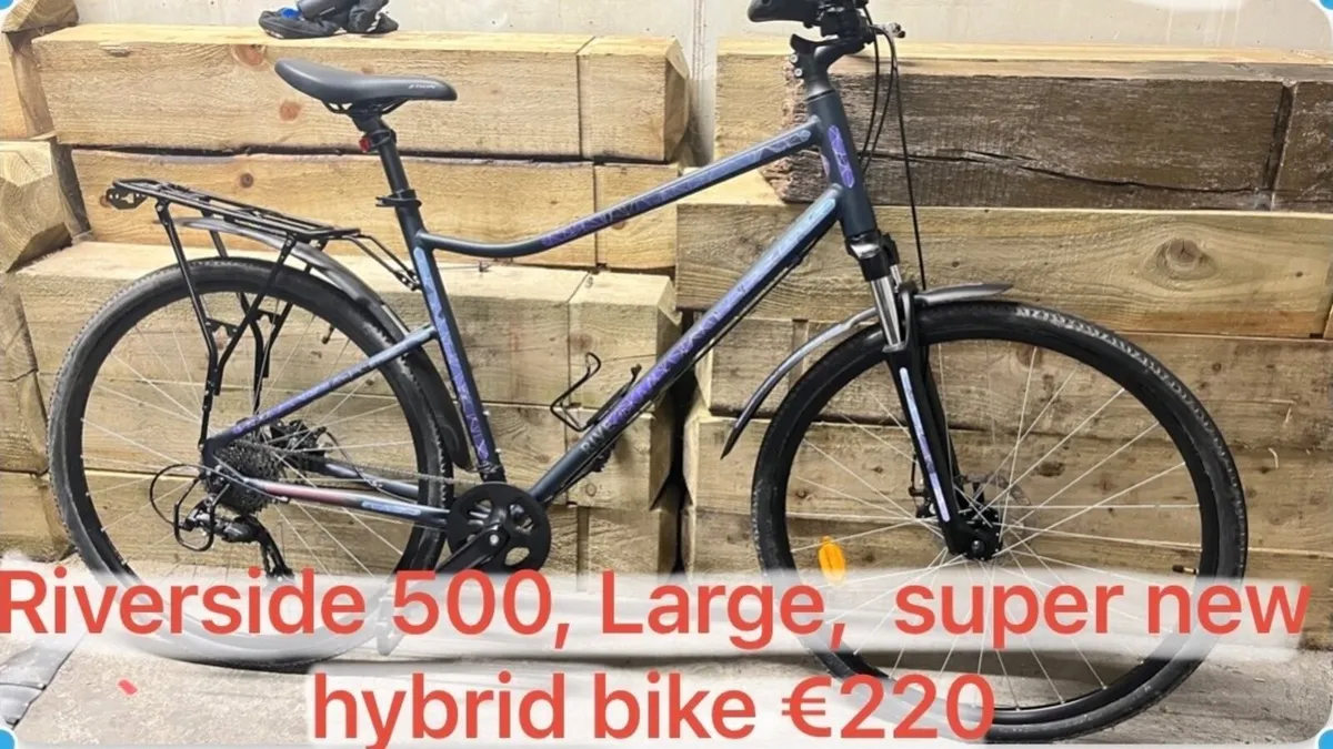 Decathlon Riverside 500 Hybrid Bike | Size Large | - Image 1