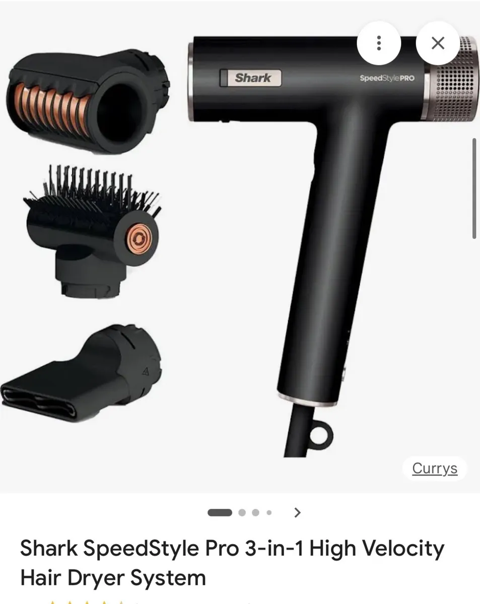 Shark 3in 1 Speed Style Pro hairdryer-brand new - Image 1
