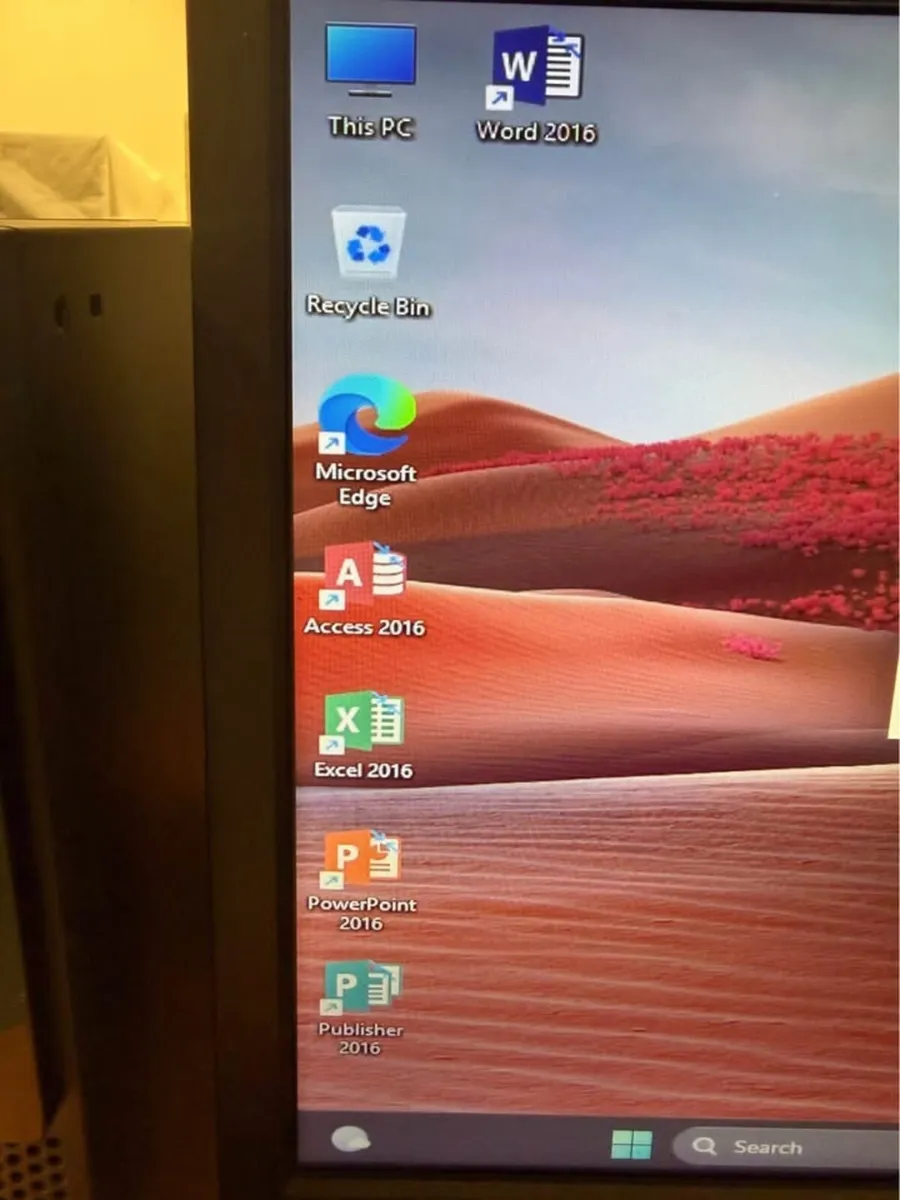 Complete Lenovo Computer PC & Monitor - Image 2