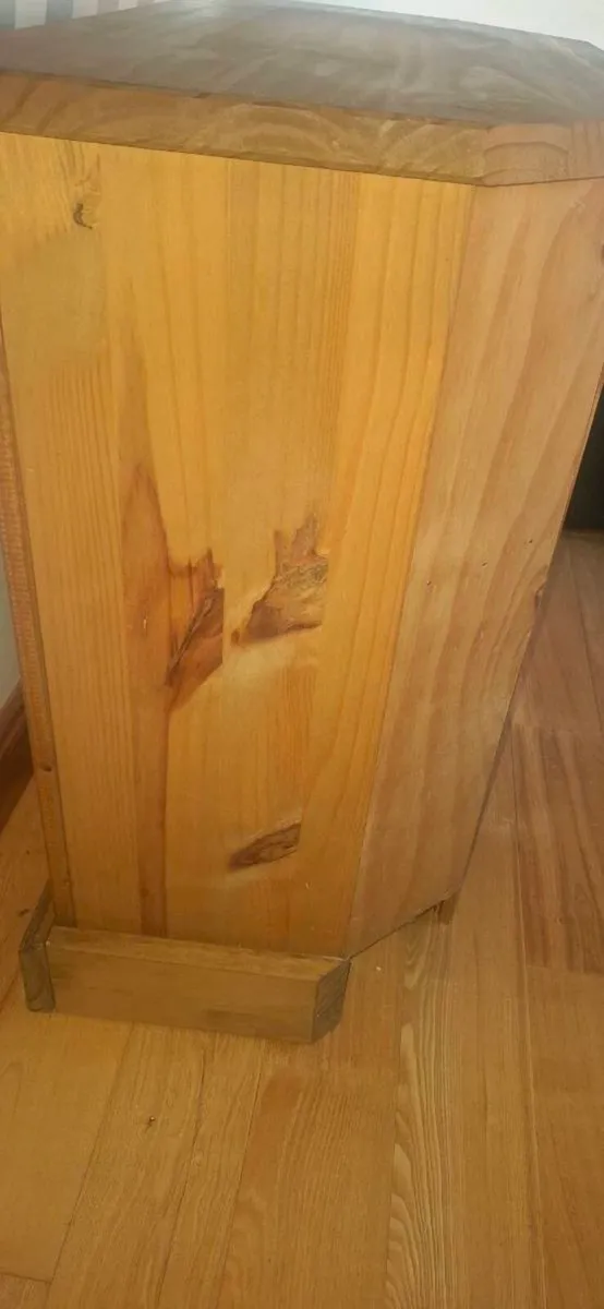 Mexcian pine corner tv unit - Image 3