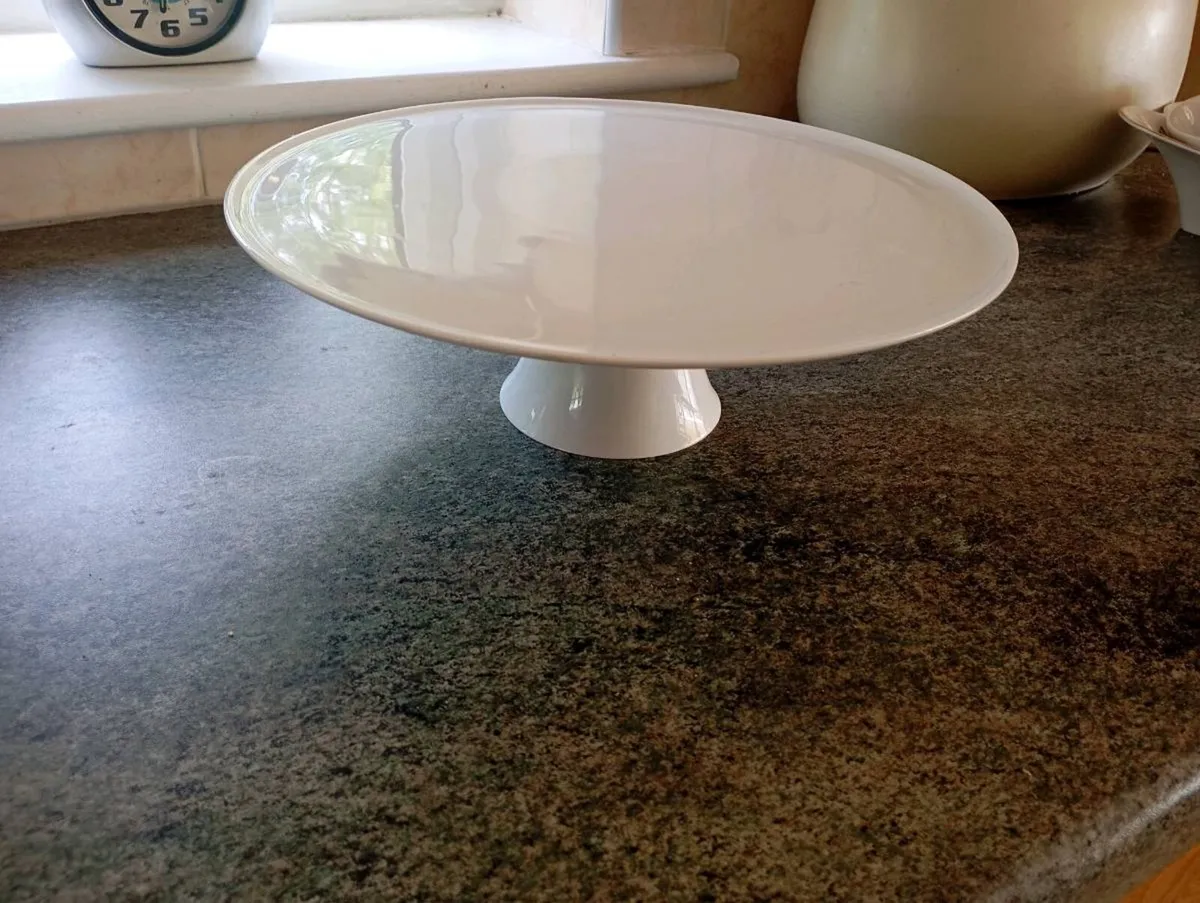 White China Cake Stand - Image 2
