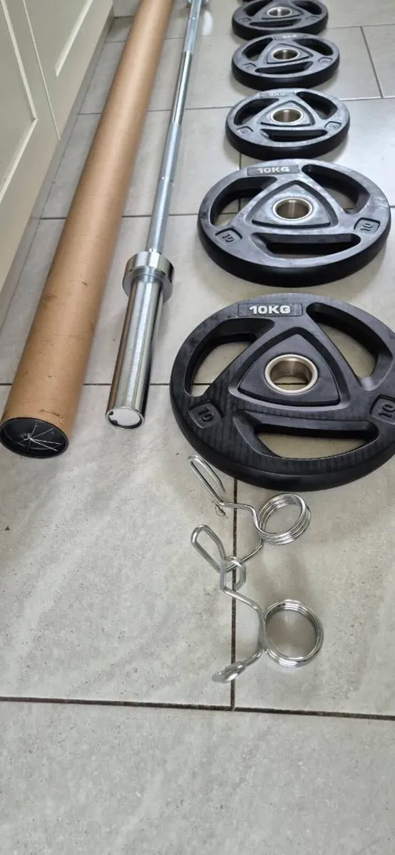 Brand new olympic tri grip weight set - Image 3