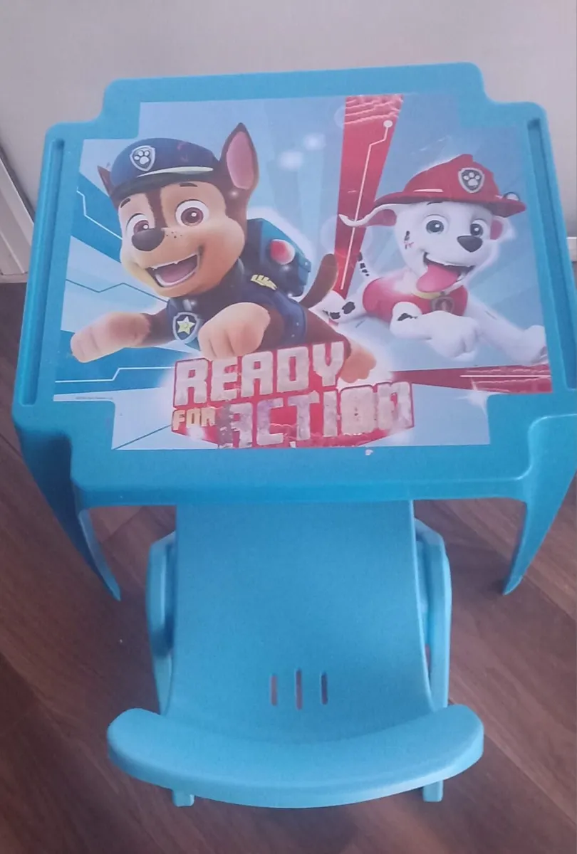 Paw Patrol Children's Table & Chair Set (Plastic) - Image 2