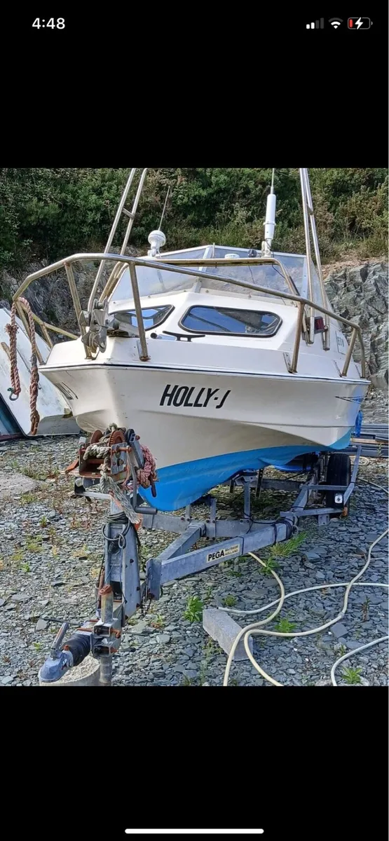 Boat with  70hp engine quick sale - Image 1