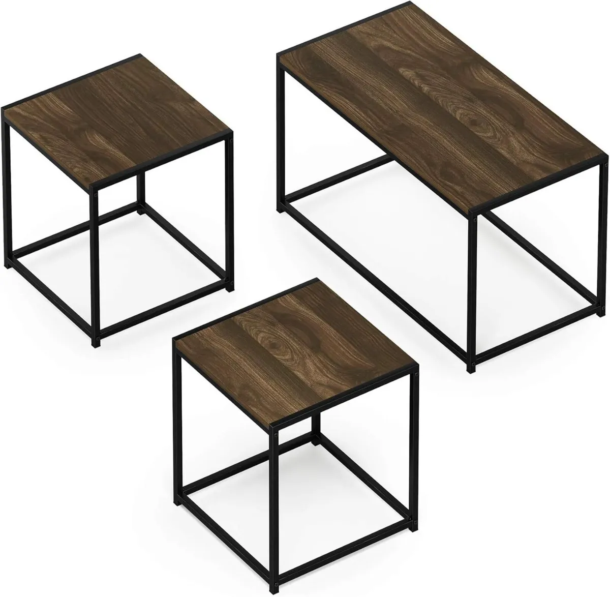 Furinno Camnus Coffee Table Metal Frame Modern - Image 1