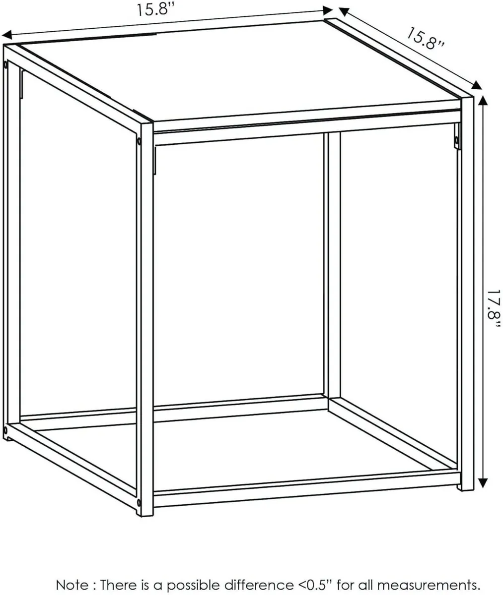 Furinno Camnus Coffee Table Metal Frame Modern - Image 3