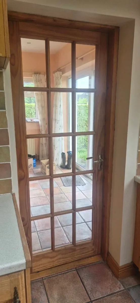 French glass doors x 2