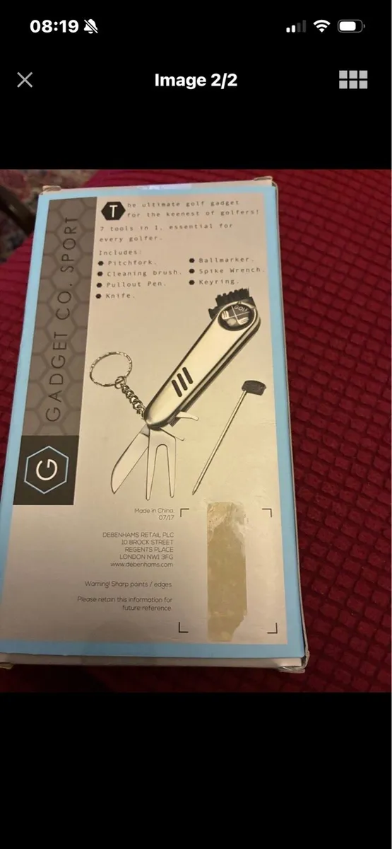 Golfers Multi Tool Set - Image 2