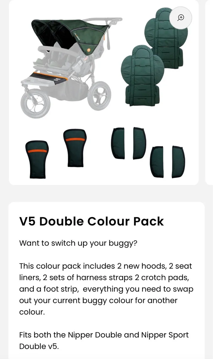 Out n about v5 double sycamore green colour pack