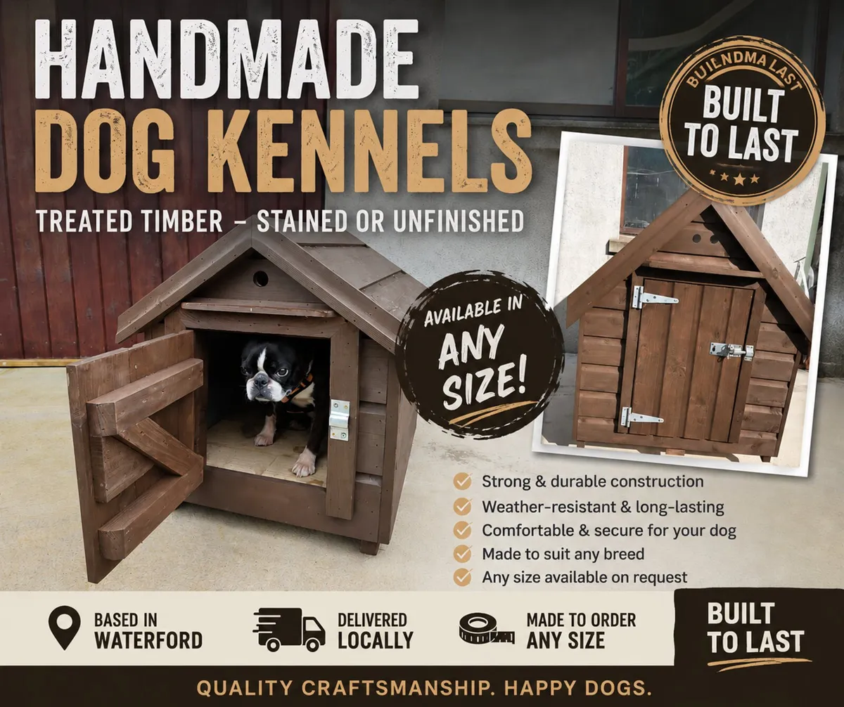 Timber Dog Kennels / Dog Boxes, Custom sizes - Image 1