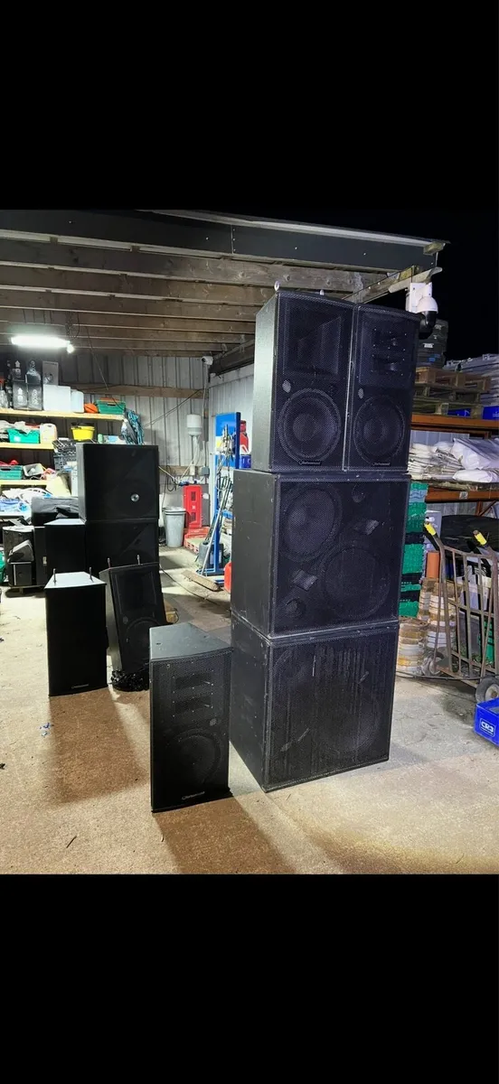 Speakers Turbosound tops & Subs - Image 1