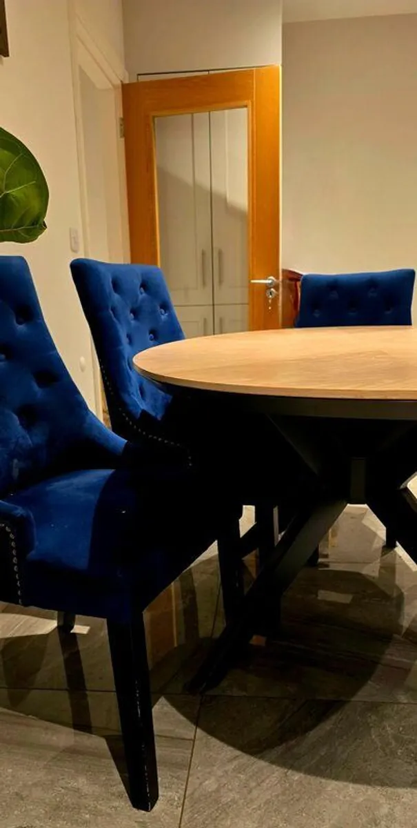 Dining set - oval table to 6 chairs - Image 4