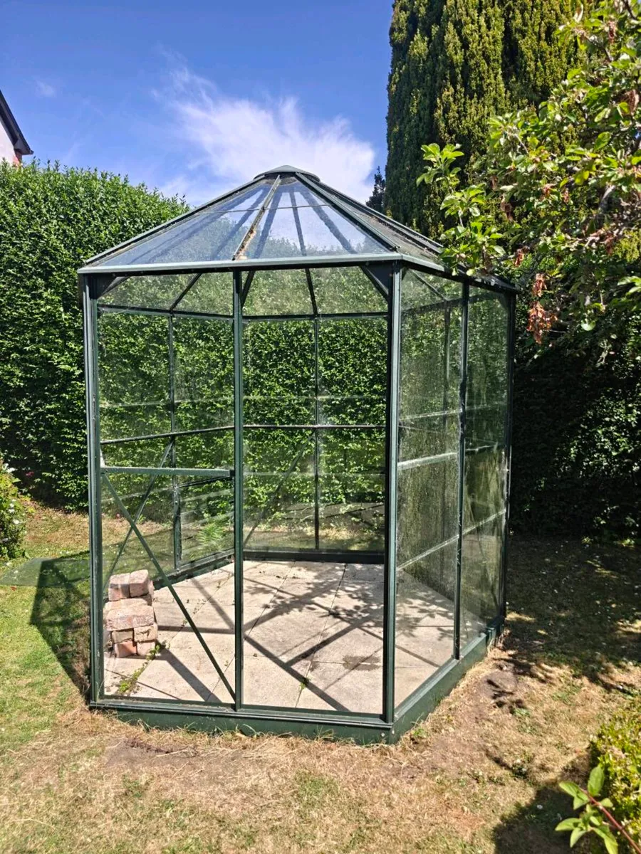 Greenhouse hexagonal orangery