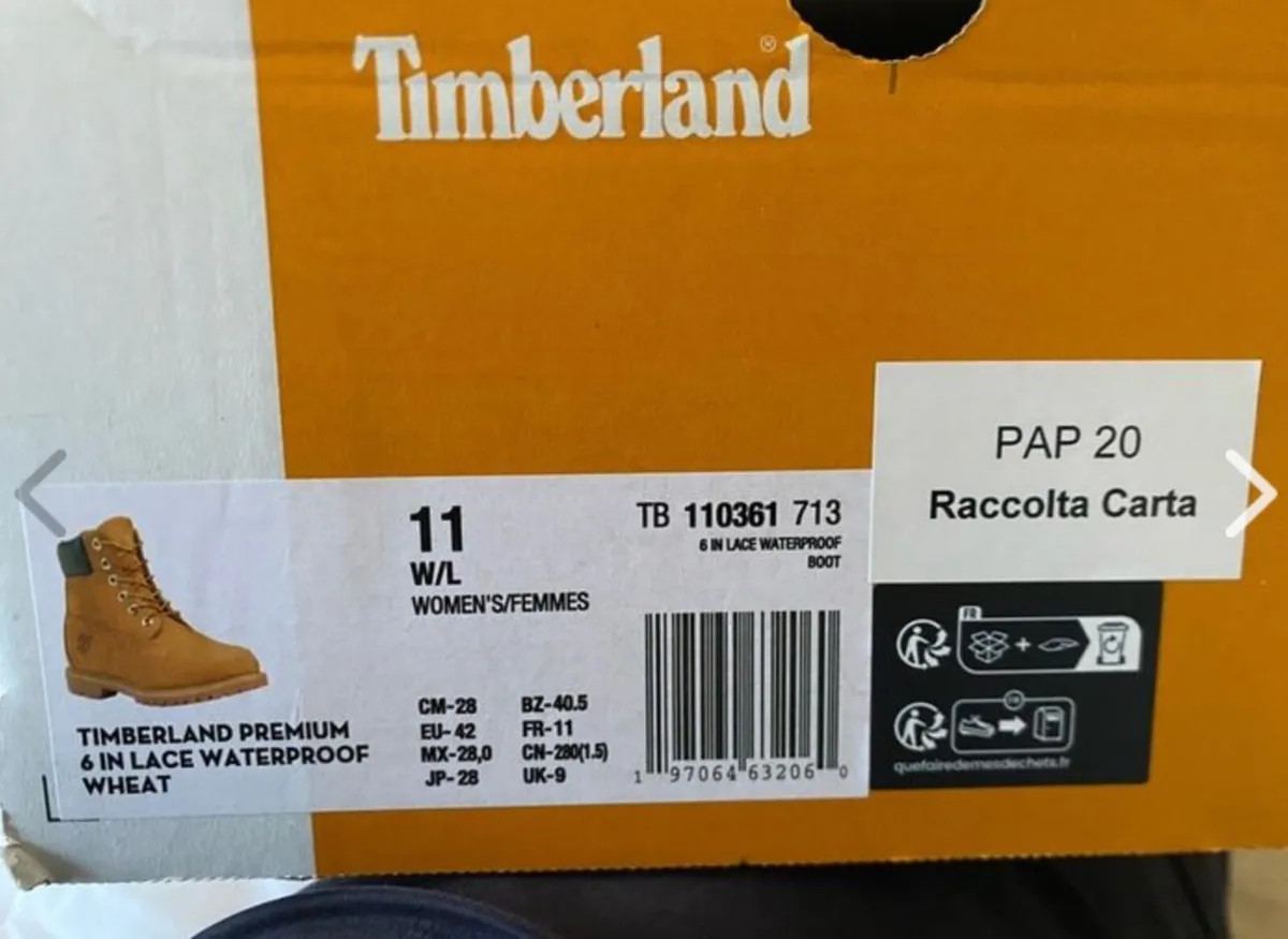 Timberland Wheat Boot Size 9UK BRAND NEW - Image 2