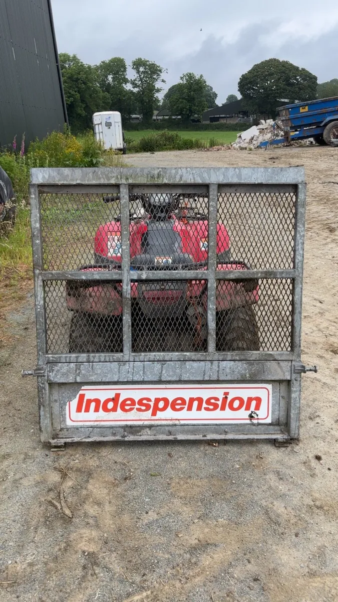 Back door off small trailer - Image 1