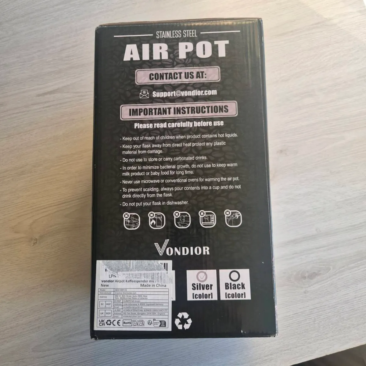 offee Thermos Pump, 1.9L, Brand New - Image 4