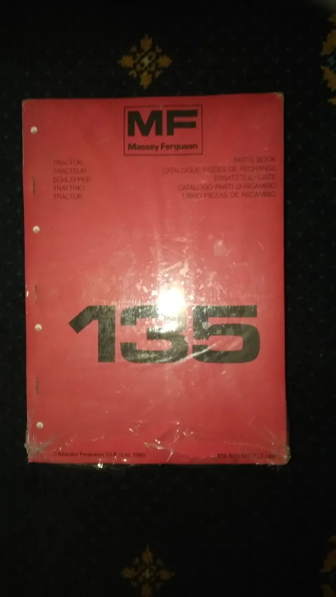 Massey Ferguson 135 -- Part Book Drawings - Image 1