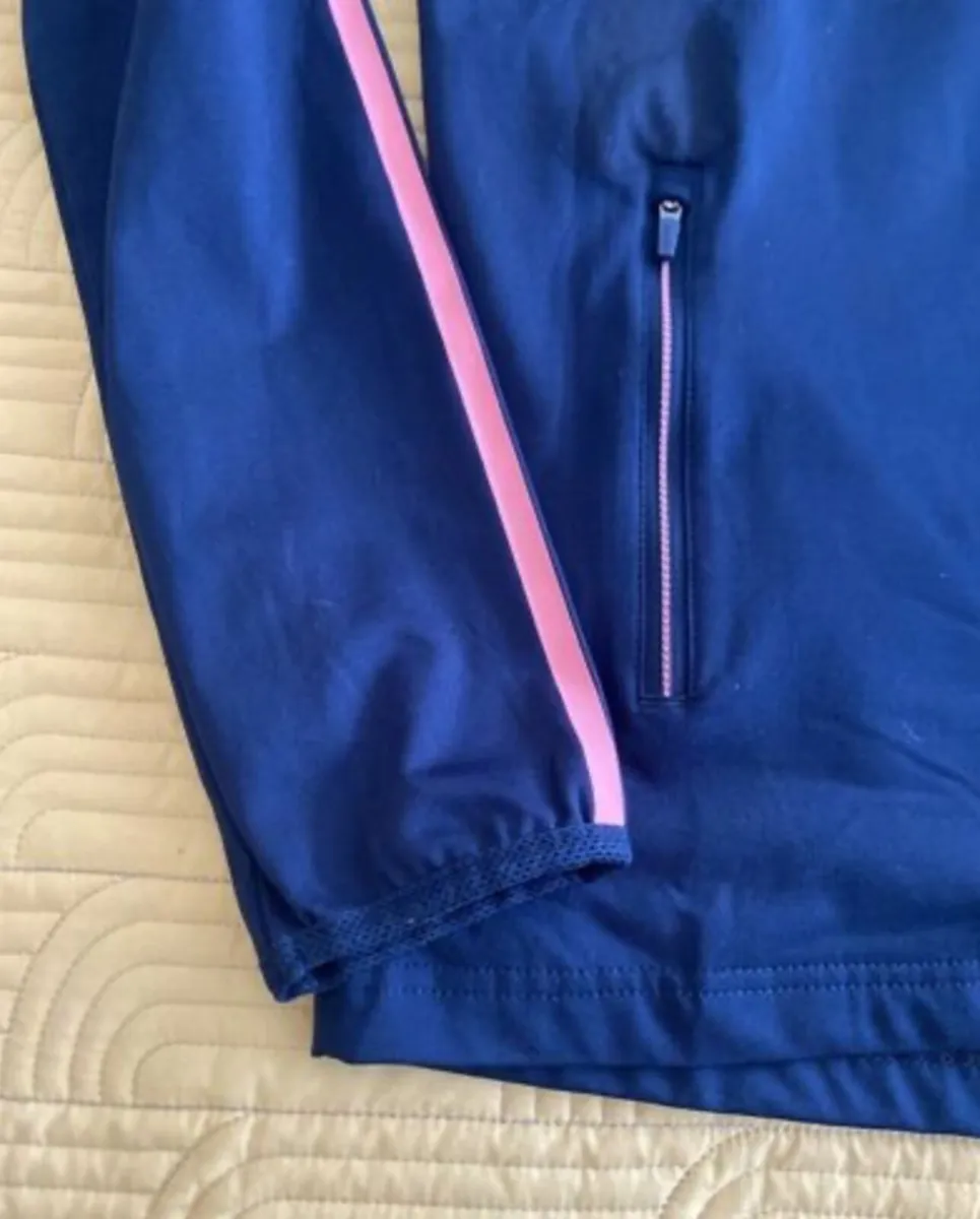 Cork GAA Rockway Brushed Half Zip Top Ladies NAVY - Image 3