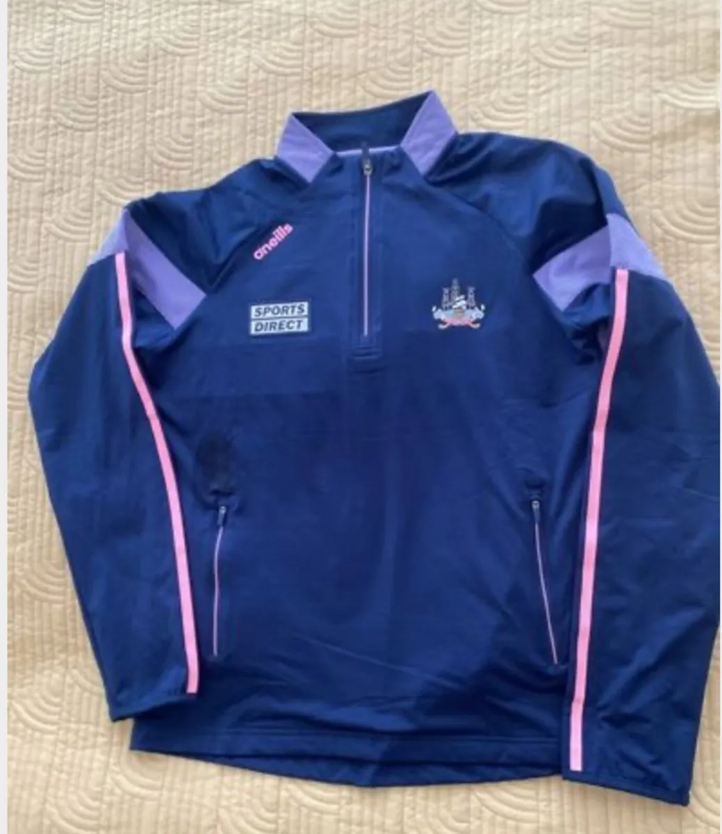 Cork GAA Rockway Brushed Half Zip Top Ladies NAVY - Image 1