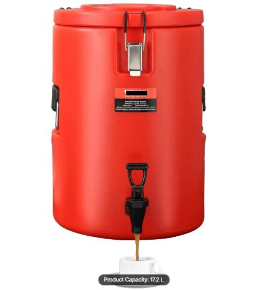 Stainless Steel Insulated Beverage Dispenser, 4.5 - Image 1