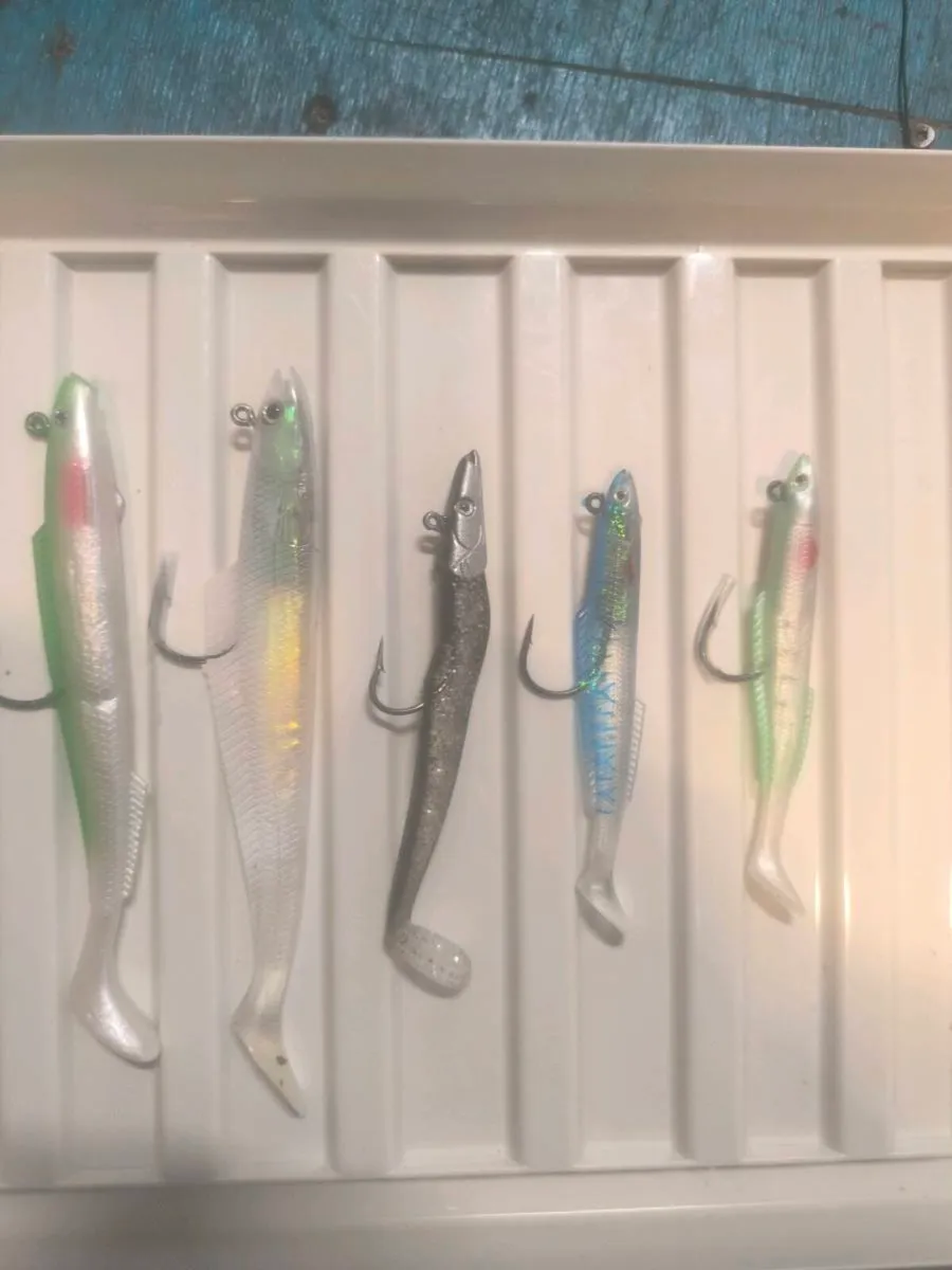 Boxed weighted sandeel lures Pollack,cod,Ling - Image 2