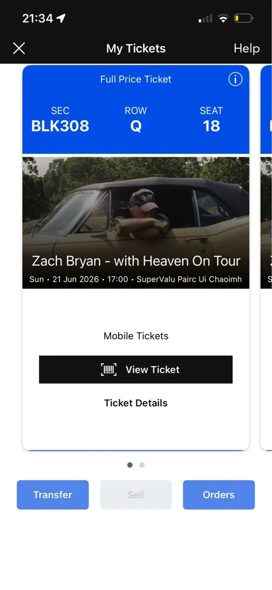 Zach Bryan tickets - Image 2