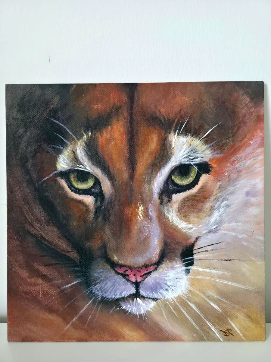 Cougar - Original art painting - Image 1