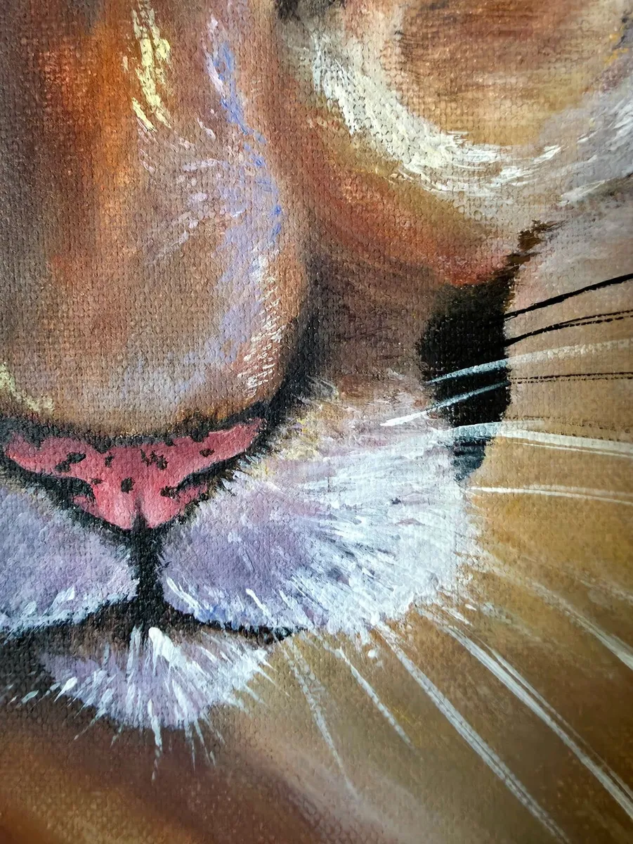 Cougar - Original art painting - Image 2