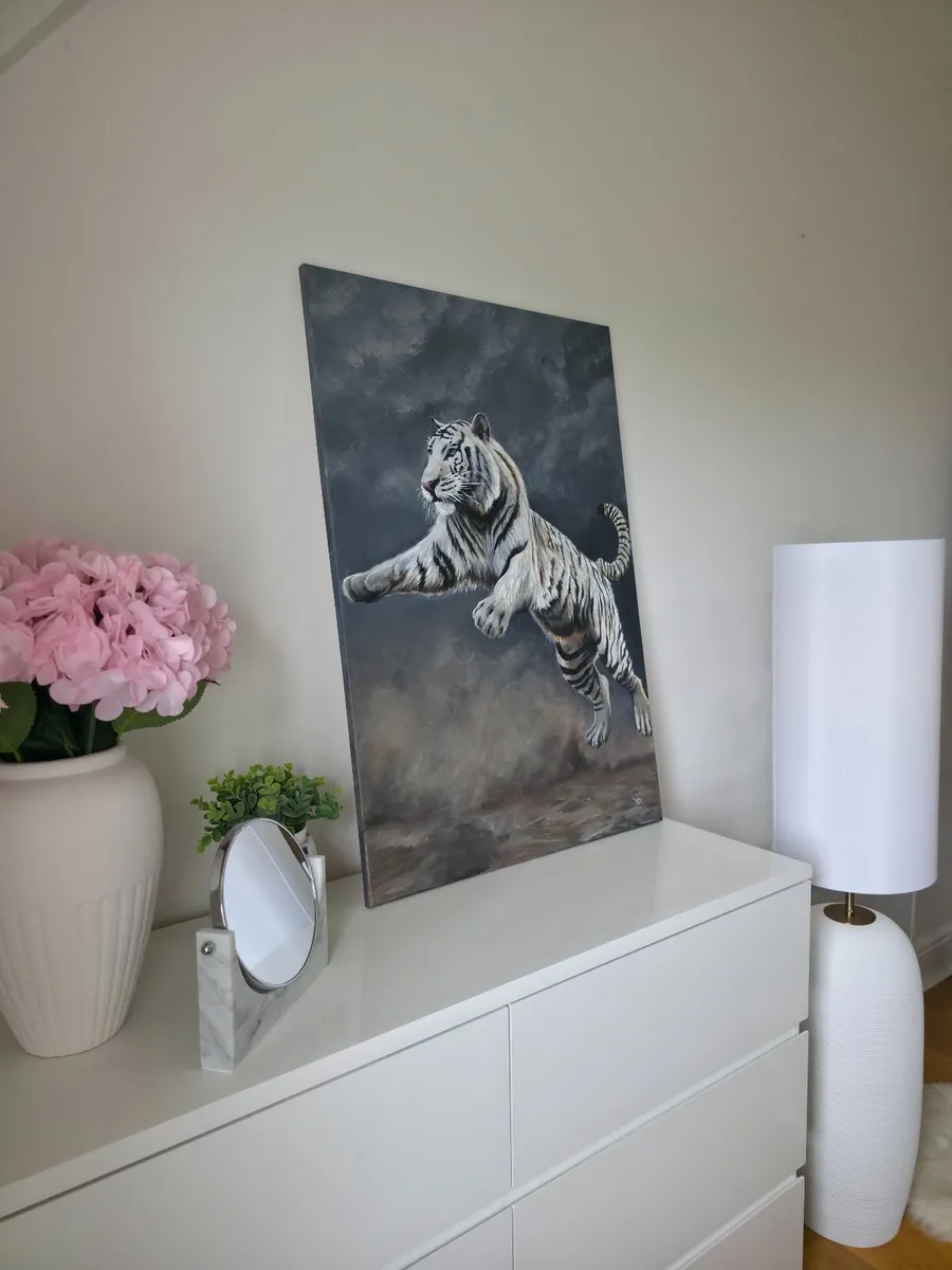 White Oasis - Original art painting - Image 3