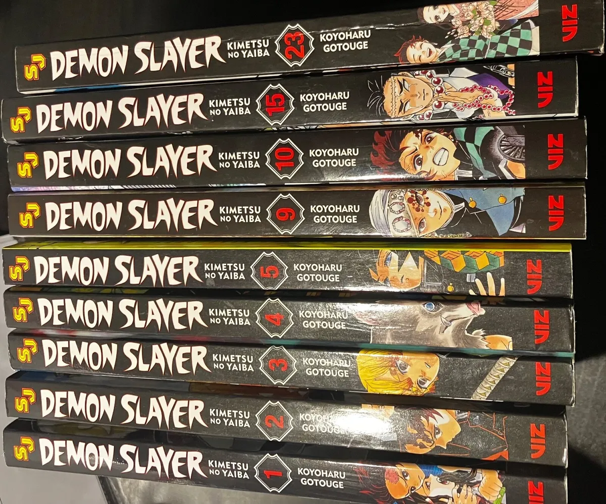 Demon Slayer Manga (Vol1-5,9,10,15,23) - Image 1