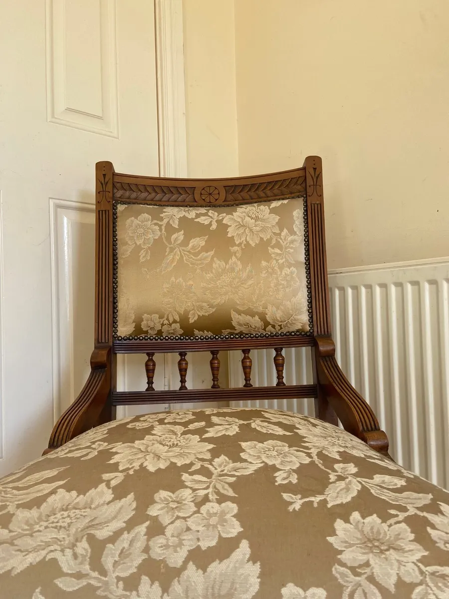Victorian library chair - Image 4