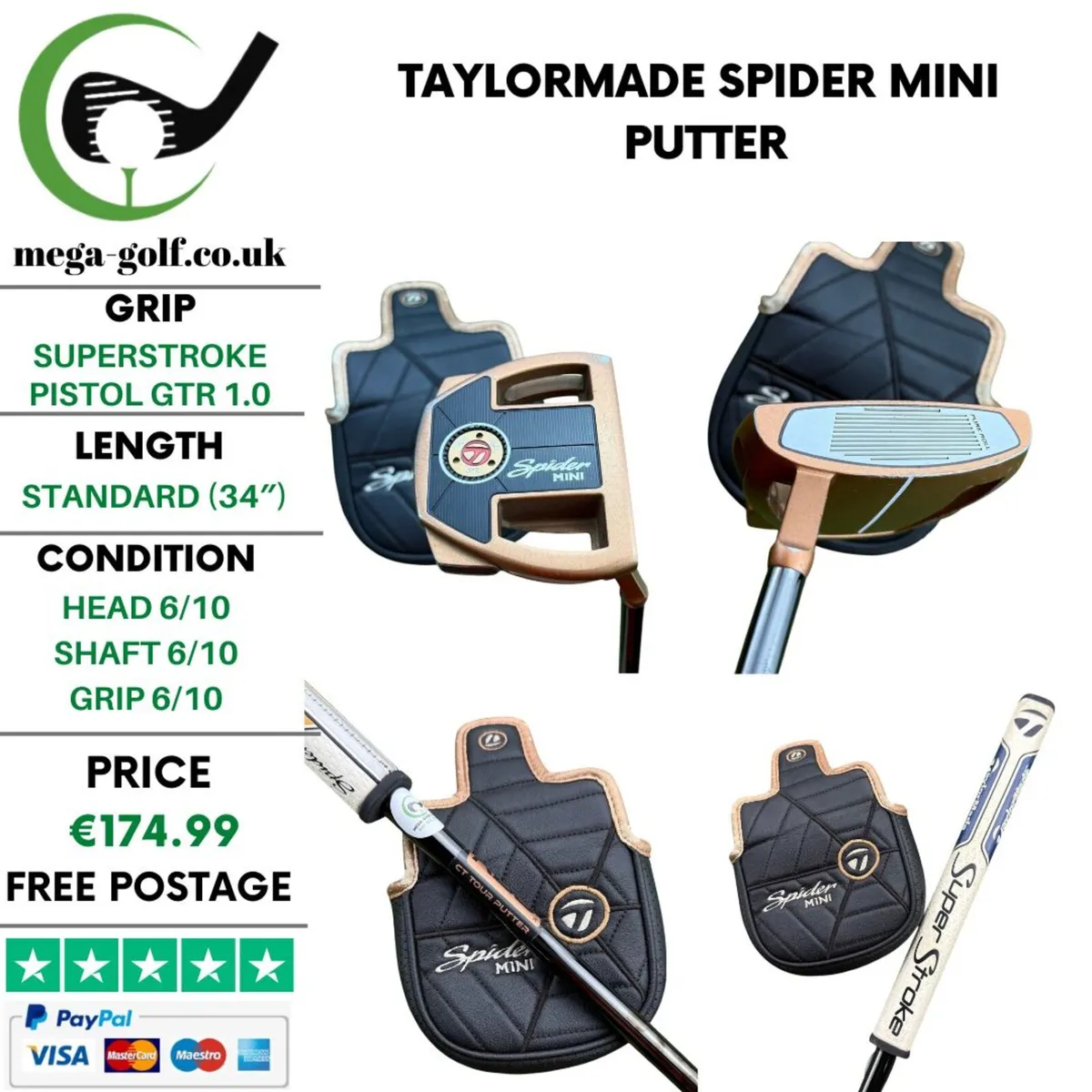 Taylormade Spider Mini Putter / 34" - Image 1