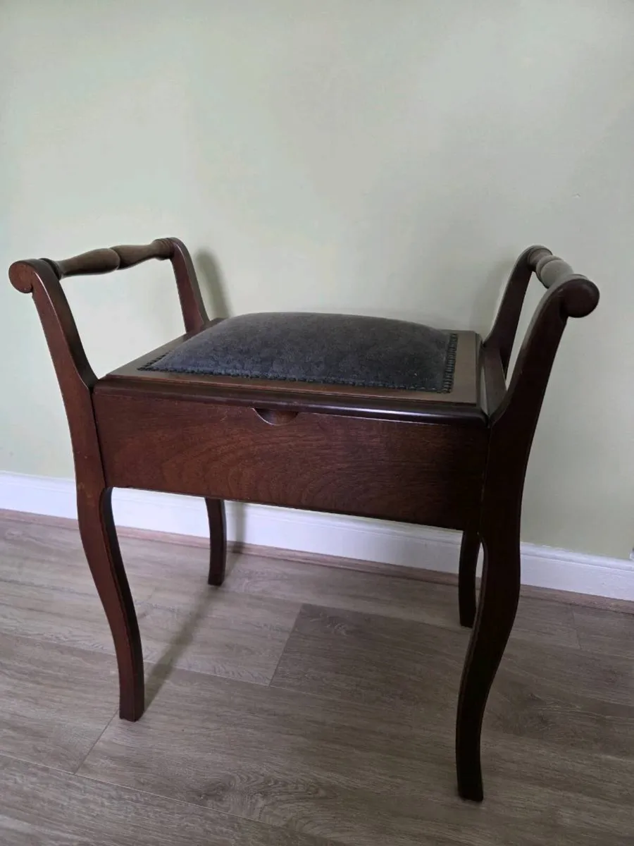 Piano Stool with Storage - Image 1