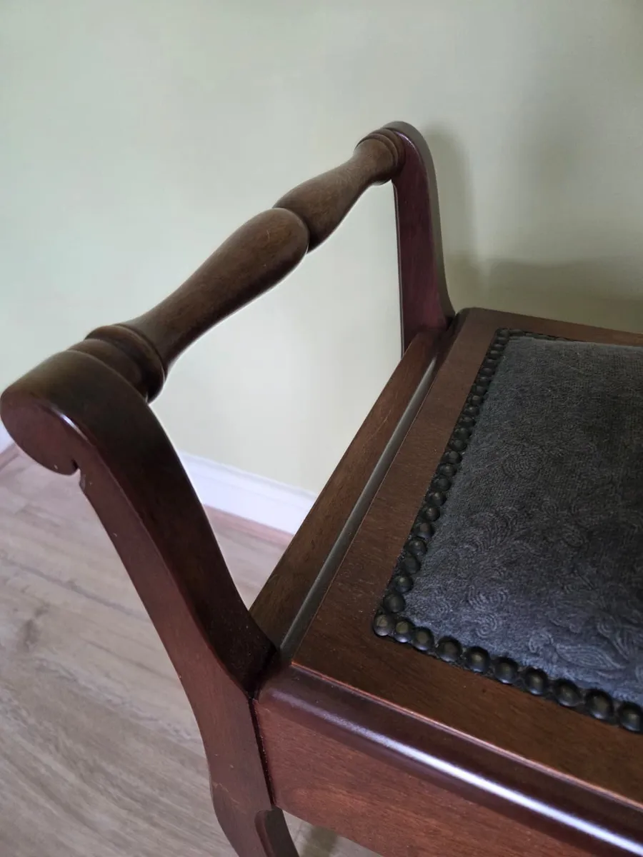 Piano Stool with Storage - Image 2