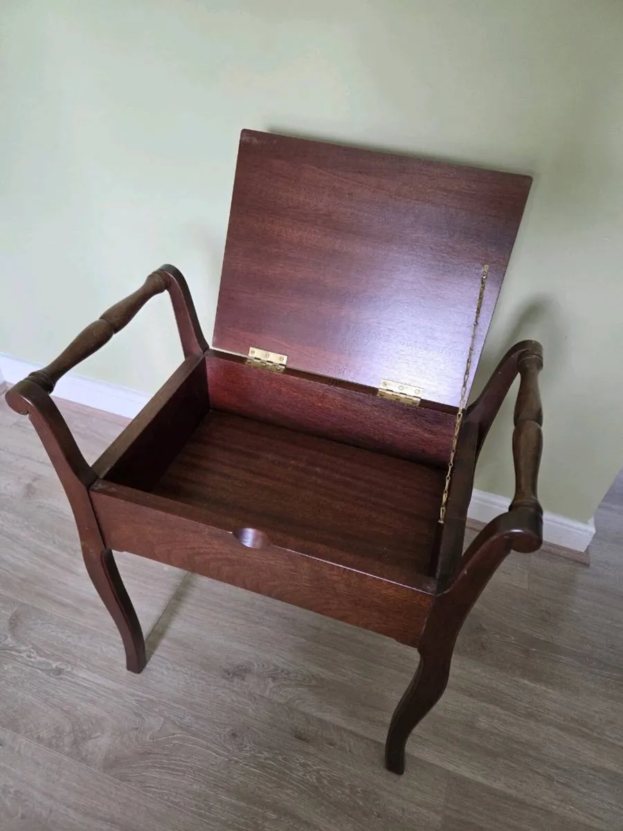 Piano Stool with Storage - Image 3