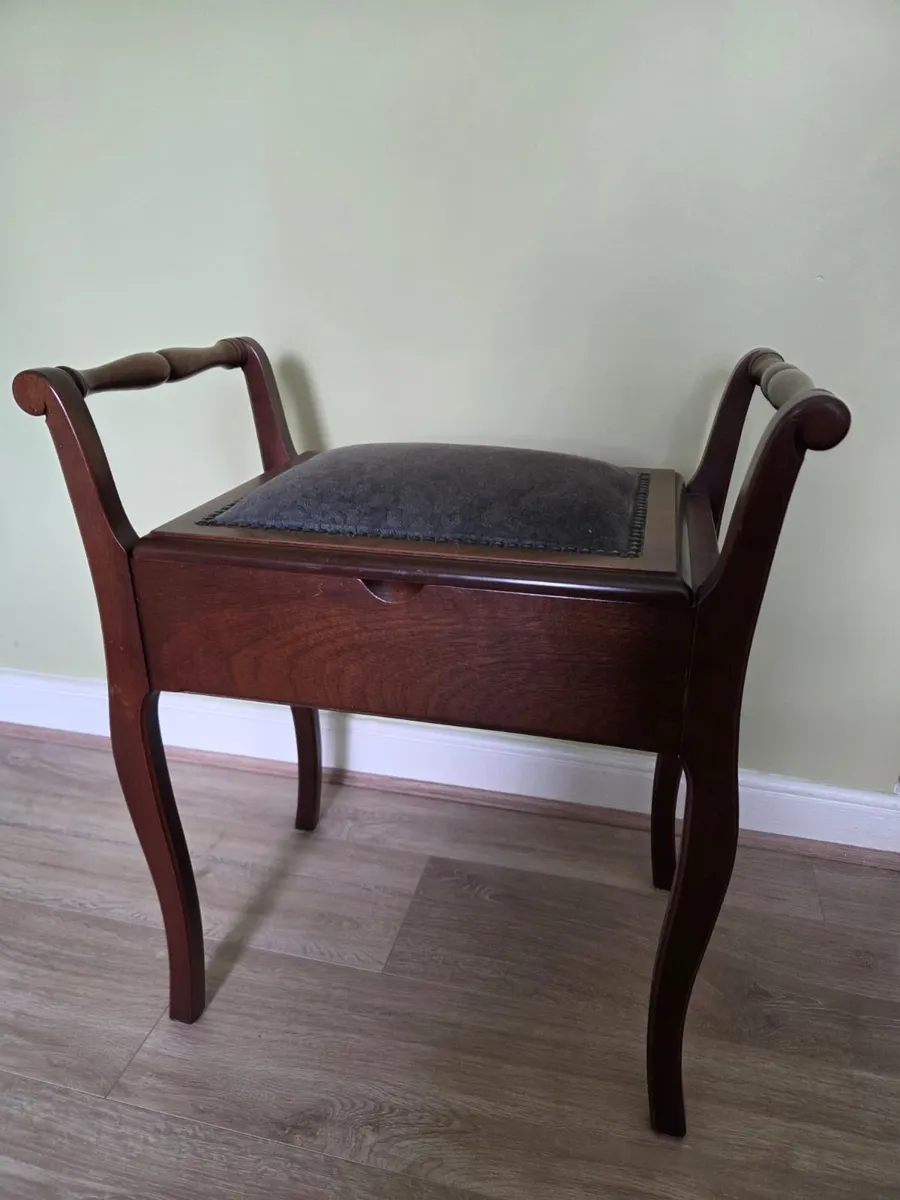 Piano Stool with Storage - Image 4