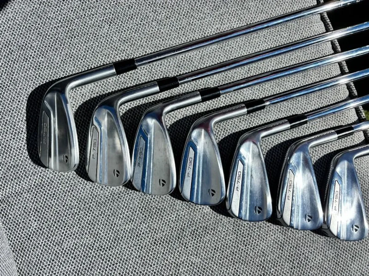 Gents Full Set 2nd Hand P790 Taylor Made clubs with Powacaddy bag & Powacaddy FW3 Electric Trolley - Image 3