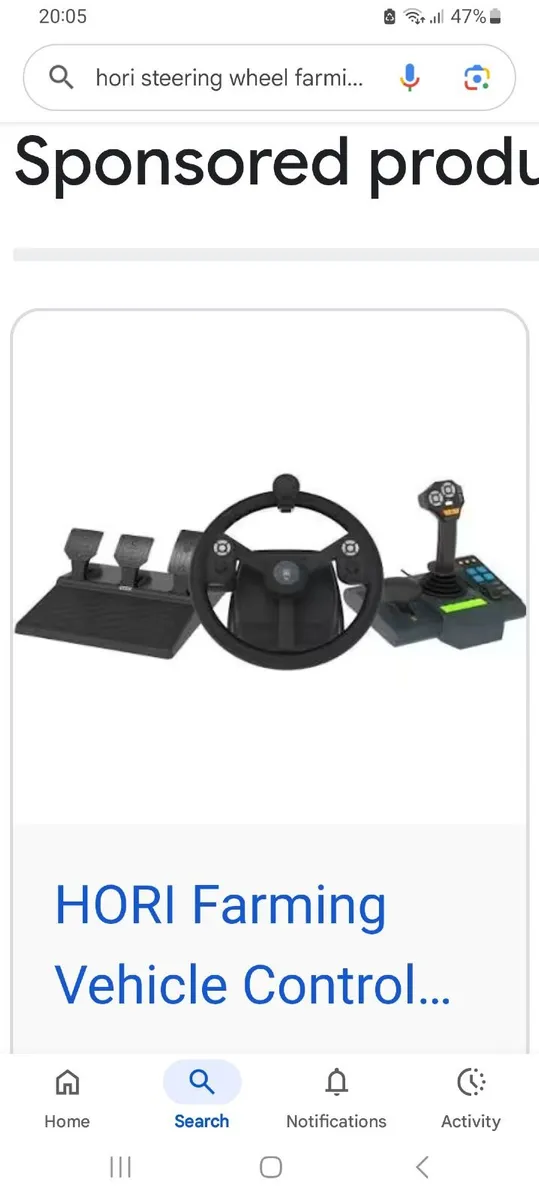 Hori steering wheel set - Image 1