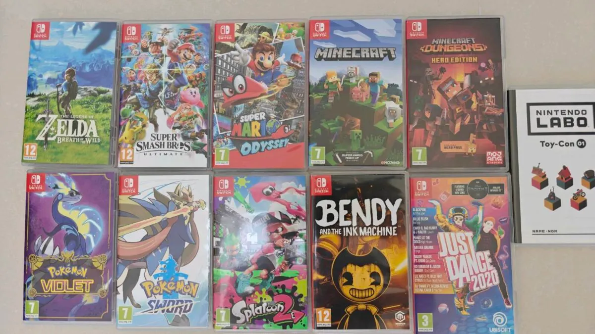 Massive Nintendo Switch Game Lot 11 Top Physical G - Image 1