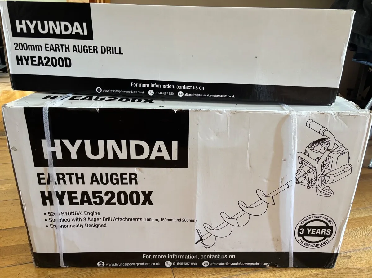 Hyundai Earth Auger Drill - Image 2