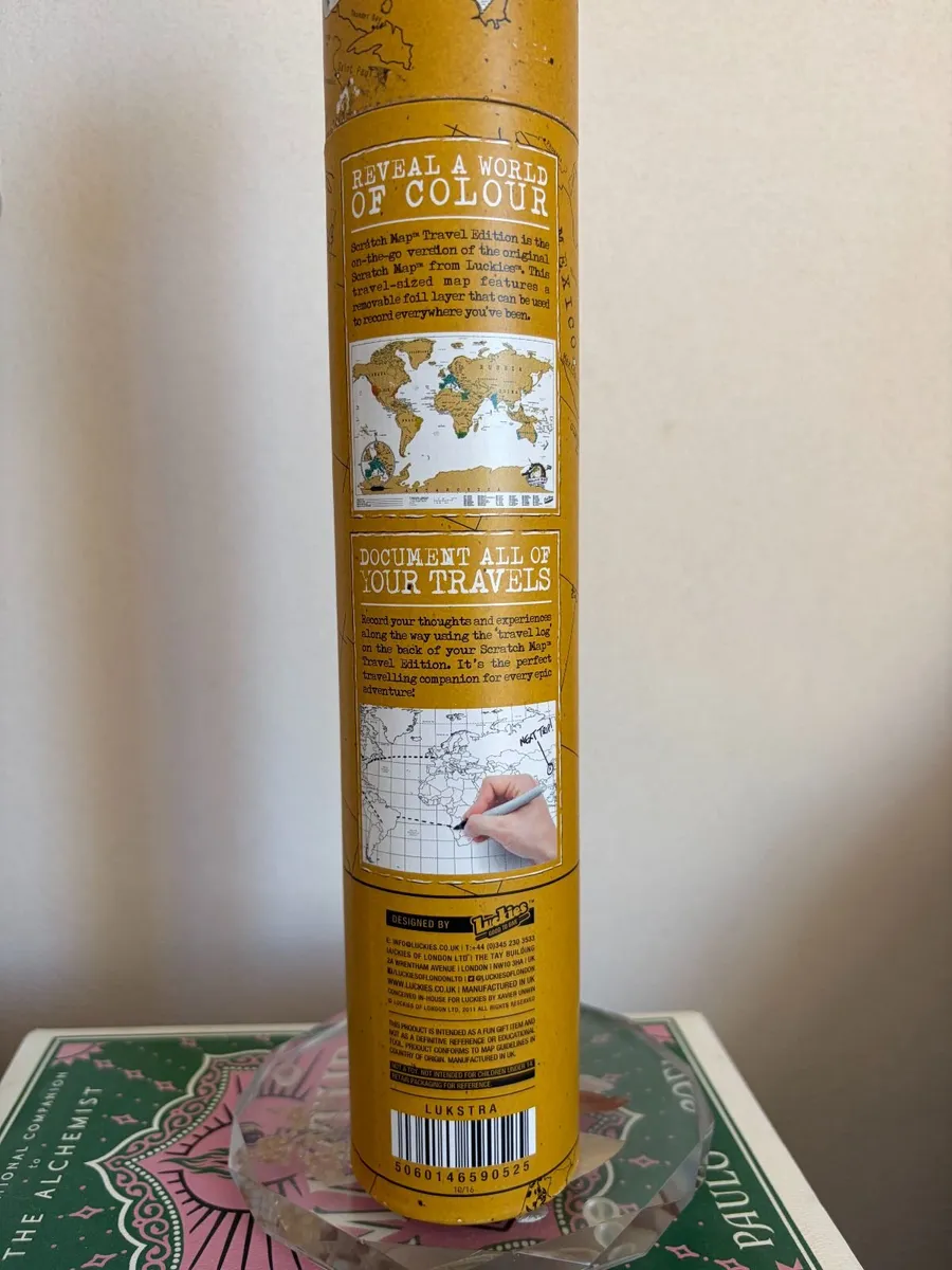 Luckies of London 'Scratch Map' (Travel Edition) - Image 1