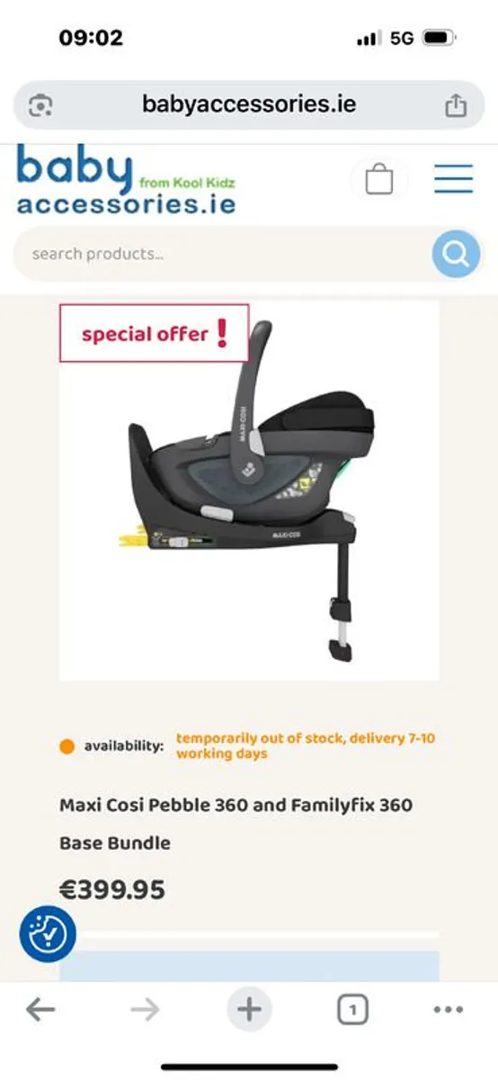 Maxi Cosi Pebble 360 - Image 1