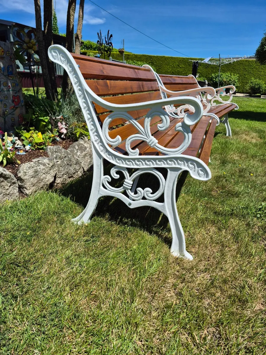 Cast iron Garden benches - Image 3