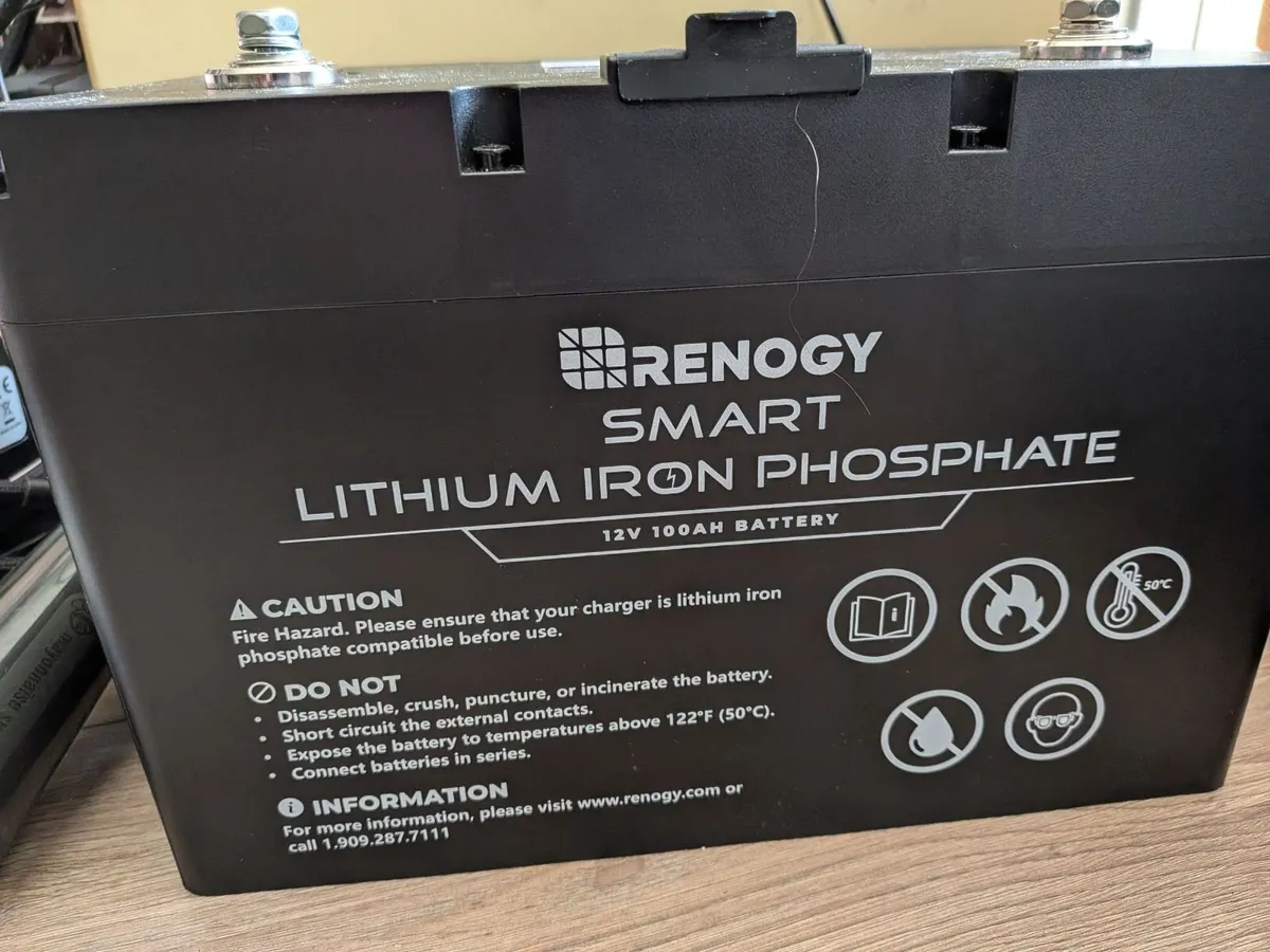 100Ah LiFePO4 battery Renogy - unused. - Image 1