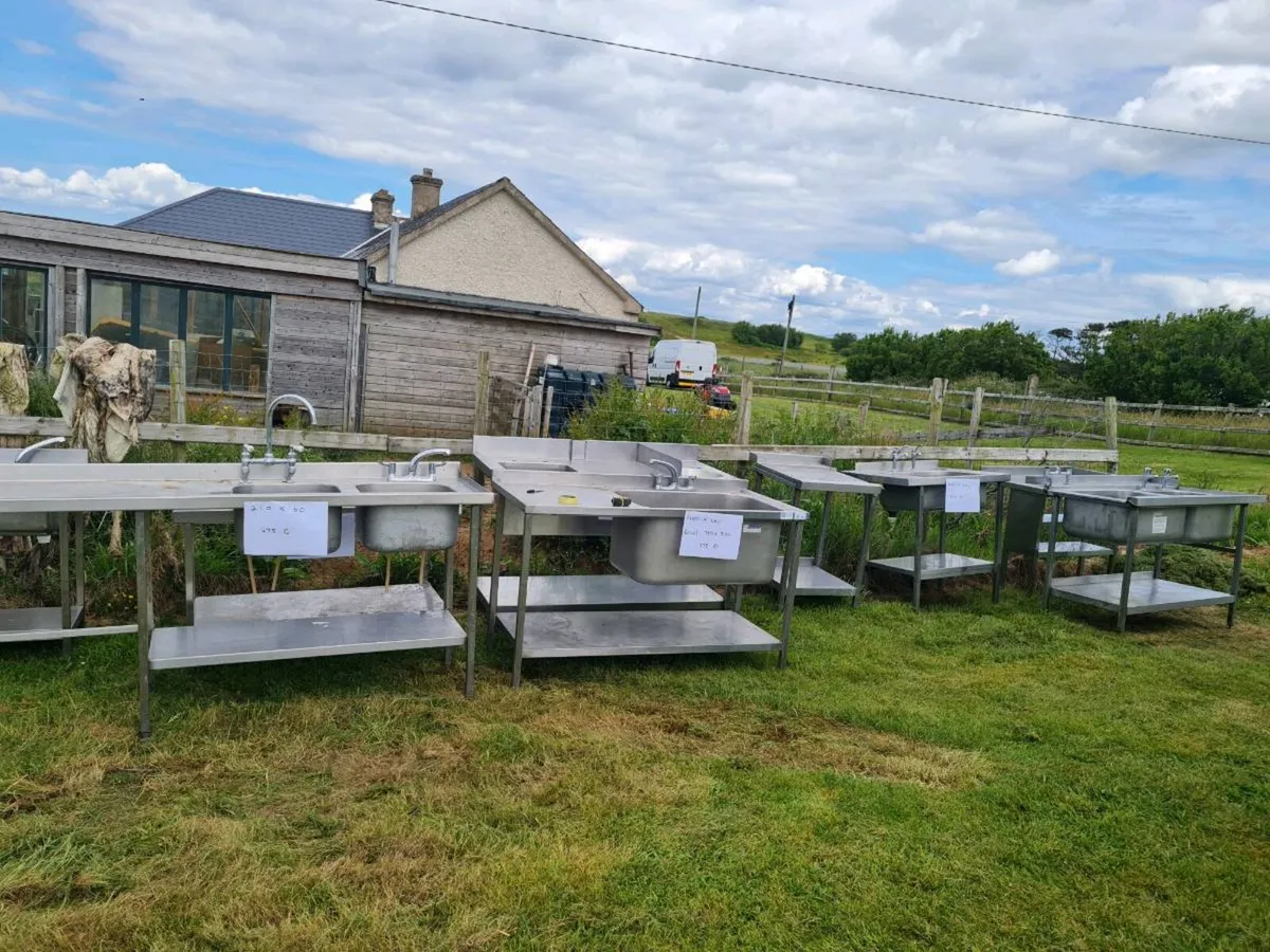 8 Stainless steel sinks individually priced - Image 1