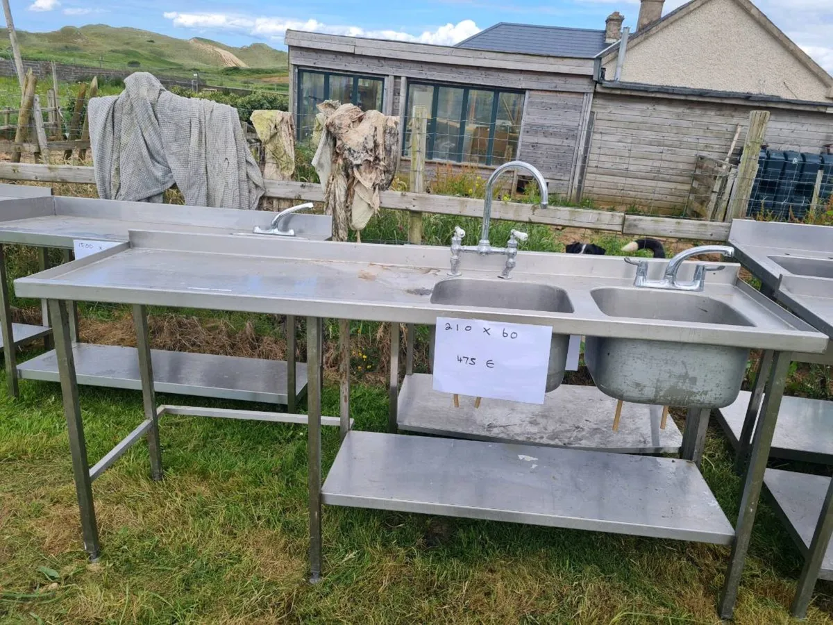 8 Stainless steel sinks individually priced - Image 3