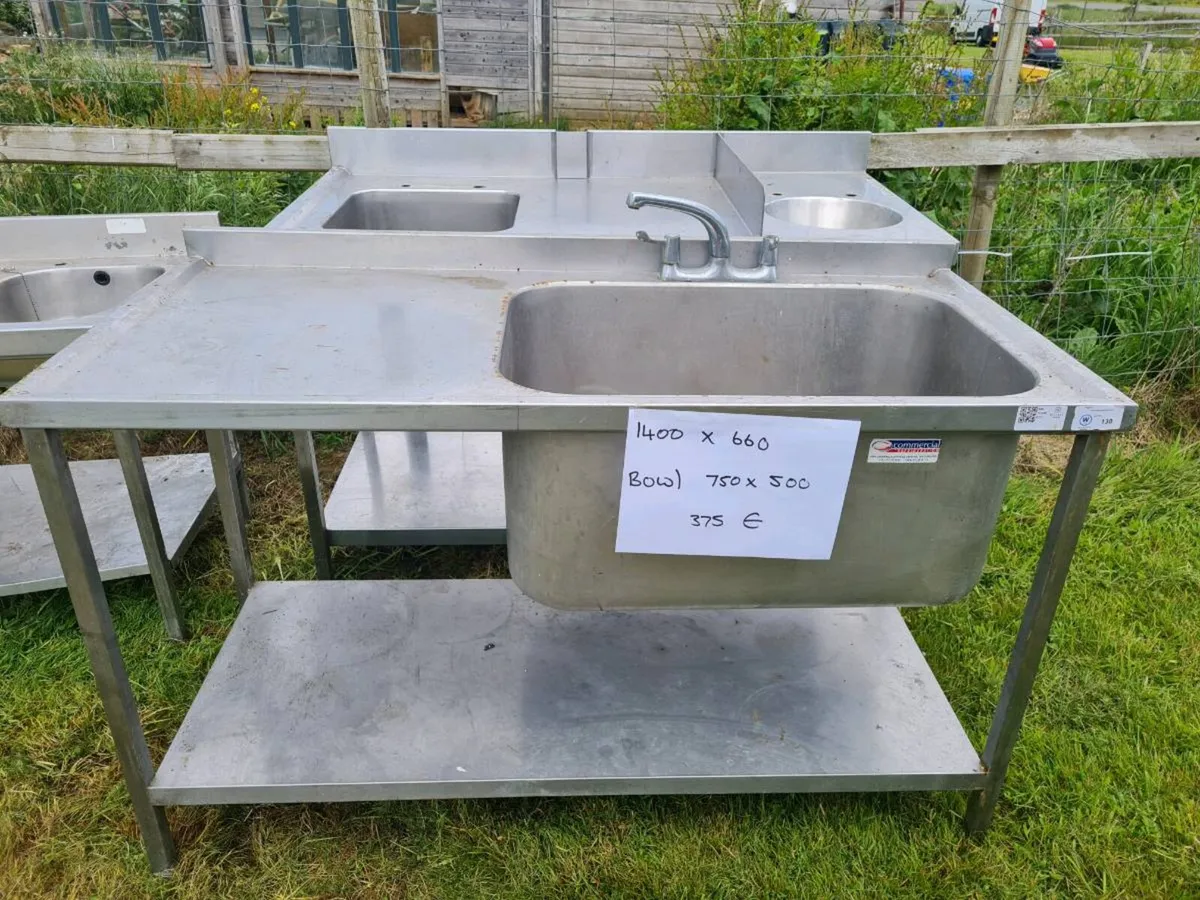 8 Stainless steel sinks individually priced - Image 4
