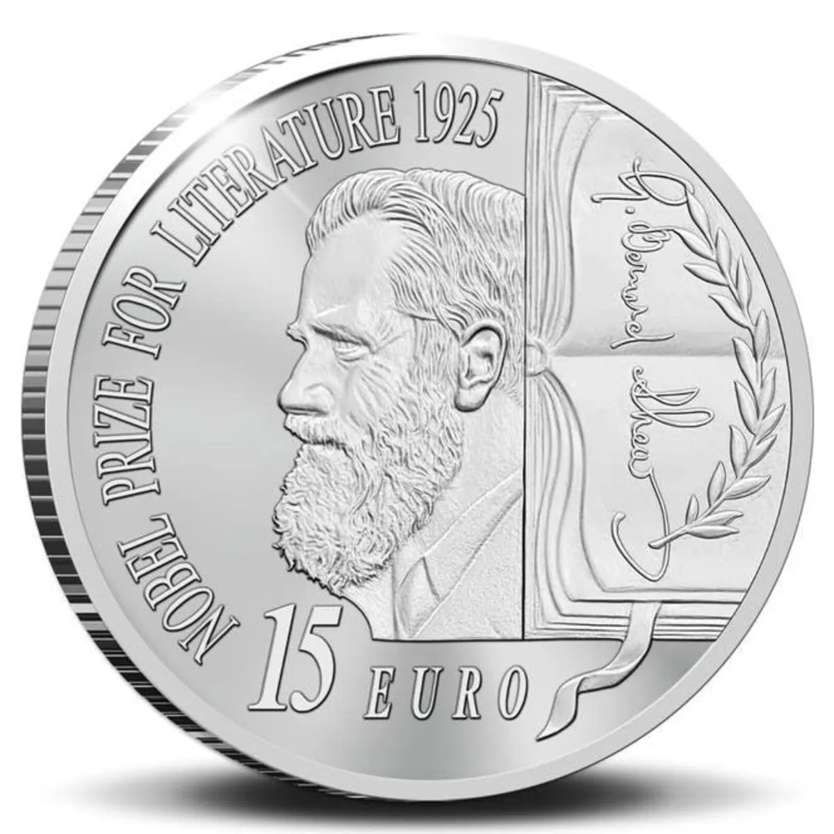Ireland €15 Silver Proof Coin 2025- George Bernard - Image 1