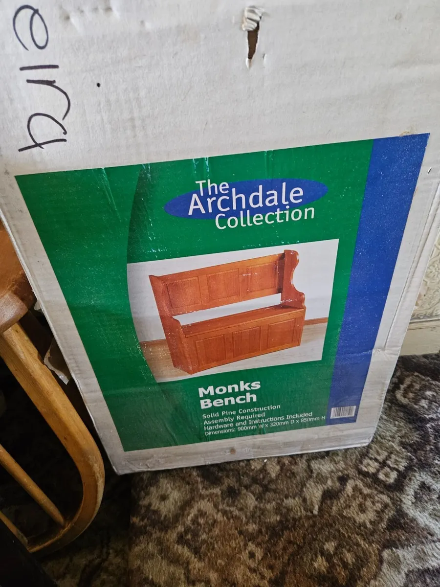 Pine Monks Bench - Image 2